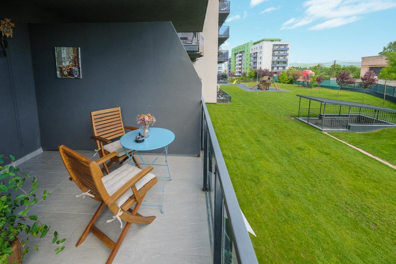 Grand Park Blue Iulius Mall Apartment Cluj Napoca Bagian luar foto